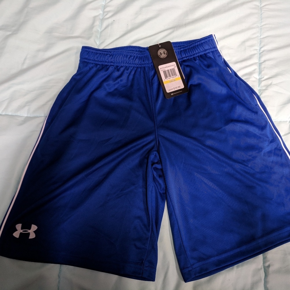 Boys under armour heat gear athletic shorts